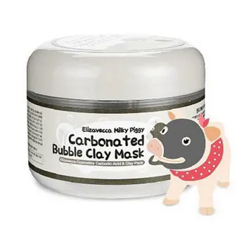 

Hot Black Mask Milky Piggy Carbonated Bubble Clay Mask 100g Remove Blackhead Acne Purifying Pores Face Care Facial Sleeping Mask