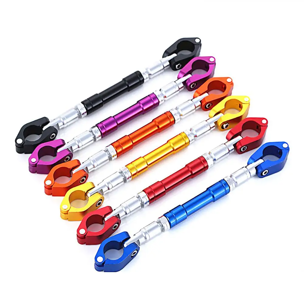 

Universal Motorcycle Handlebar Motorbike Grips Handle Bar Steering Wheel Strengthen Aluminum Alloy Brace Adjustable Cross Bar