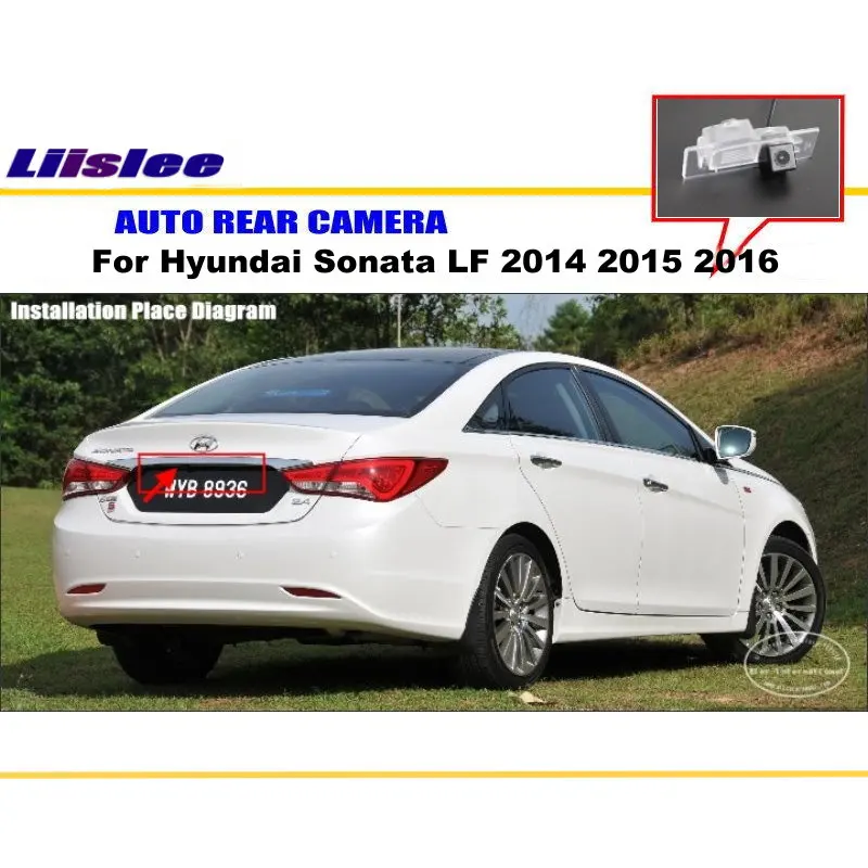 Car Rear View Camera For Hyundai Sonata LF / New Rise 2015 2016 2017 2018 Reverse NTST PAL License Plate Lamp OEM | Автомобили и