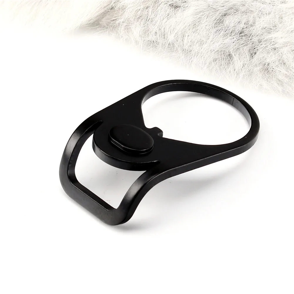Ohhunt Hunting Gun Accessories Tactical AR15 Black Ambidextrous End Plate Sling Adapter with Large 180 Degree Loop Free Shipping (5)