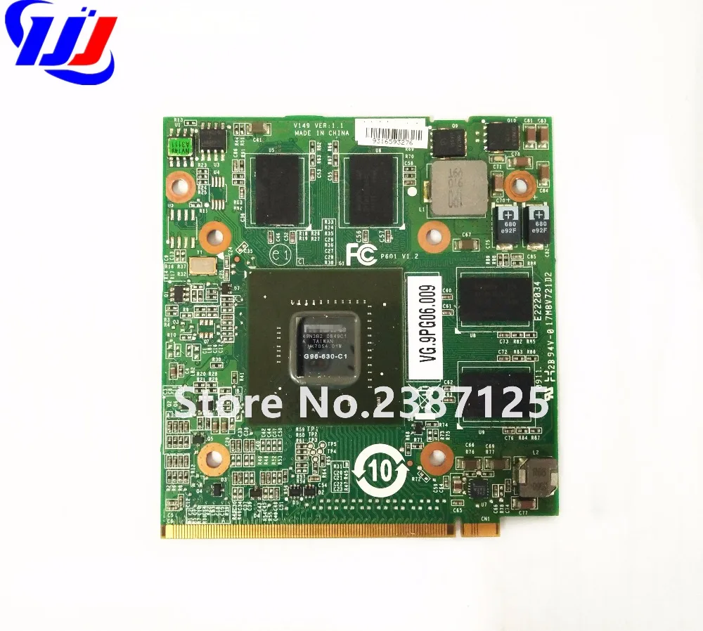 Графическая видеокарта n V i d i a GeForce 9600M GT 1GB DDR2 G96-630-C1 для ноутбука A c e r Aspire 4930G 6920G 6930G 7720G 8730G