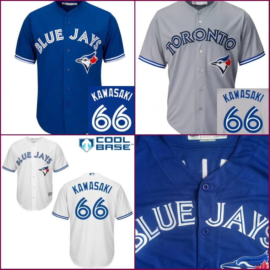2015 Kids Toronto Blue Jays Jerseys 66 Munenori Kawasaki Jersey Youth