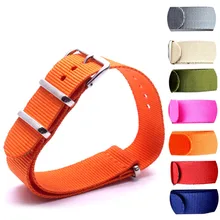 Wholesale 10PCS/lot Heavy duty nylon straps  22mm  Nylon Watch band NATO strap zulu strap watch strap ring buckle