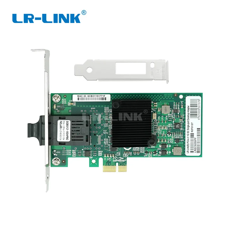 LR-LINK 9250PF 1000Mb PCI-E волоконно-оптический сетевой адаптер Gigabit Ethernet сетевой карты Настольный контроллер Intel I350 NIC