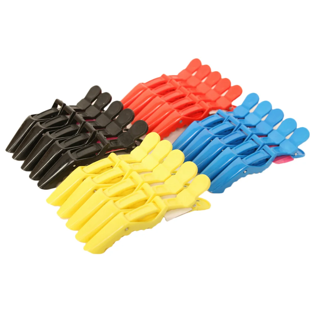 6Pcs/set Croc Hair Clips Grip Professional Salon Hairdressing