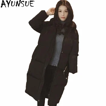 

AYUNSUE Women's Winter Jacket Parka Korean Down Cotton Long Coat Jackets for Women Parkas Abrigos Mujer Invierno 2020 KJ688