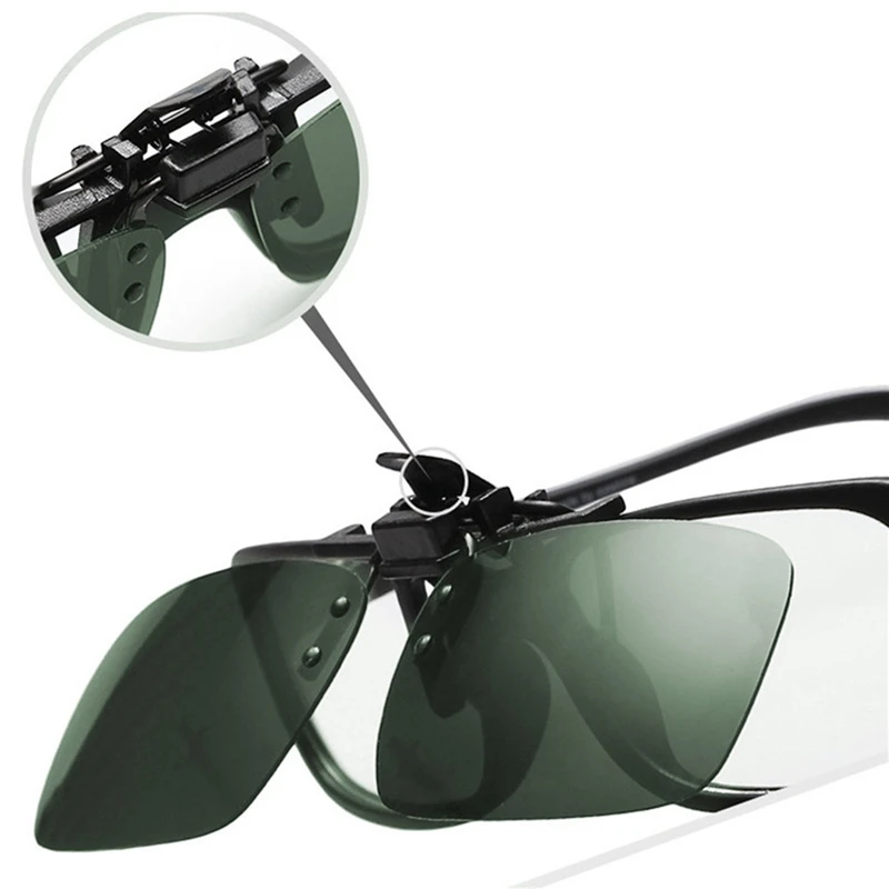 Солнцезащитные очки для вождения с линзами ночного видения, солнцезащитные очки для мужчин и женщин с защитой от ультрафиолетовых лучей UVA UVB, чехол