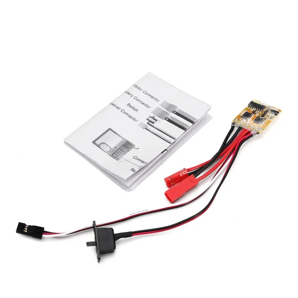 

10A ESC Brushed Speed Controller For RC Car And Boat Without Brake