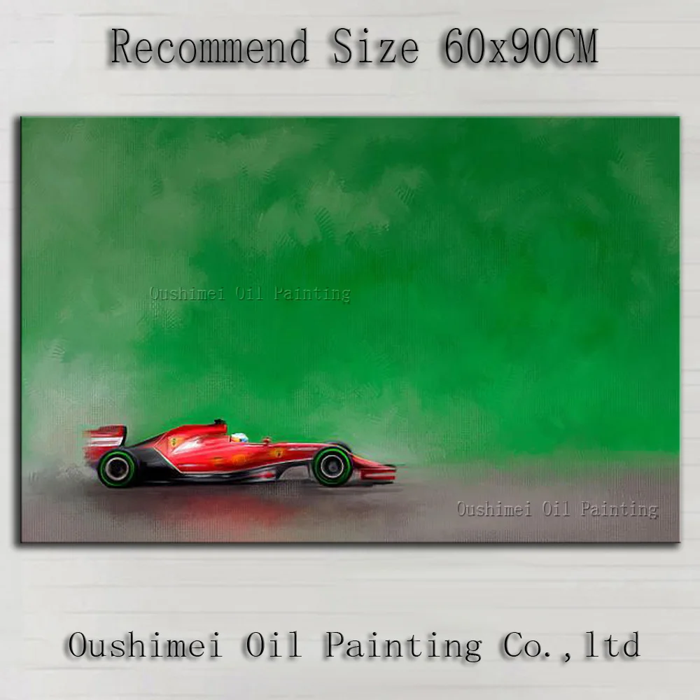 Skills Artist Handmade High Quality Impression Super Car Oil Painting
