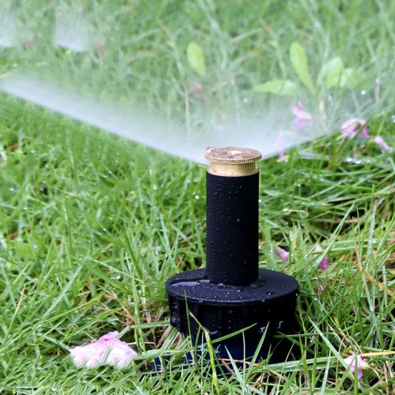 

360 Degree Pop up Sprinklers Lawn Buried Automatic Telescopic Watering Sprinkler Head Adjustable Garden Spray Garden Sprinkler