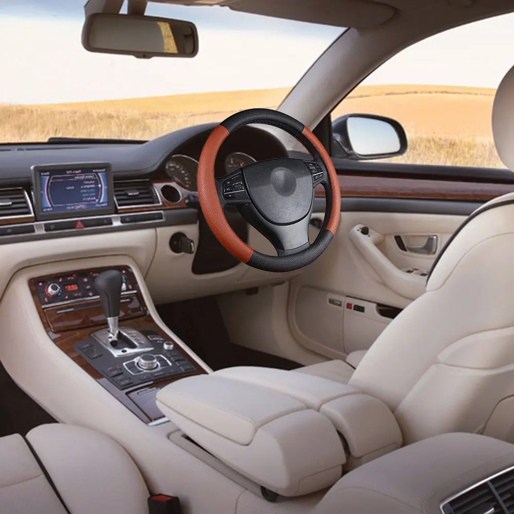 Leather for steering wheel