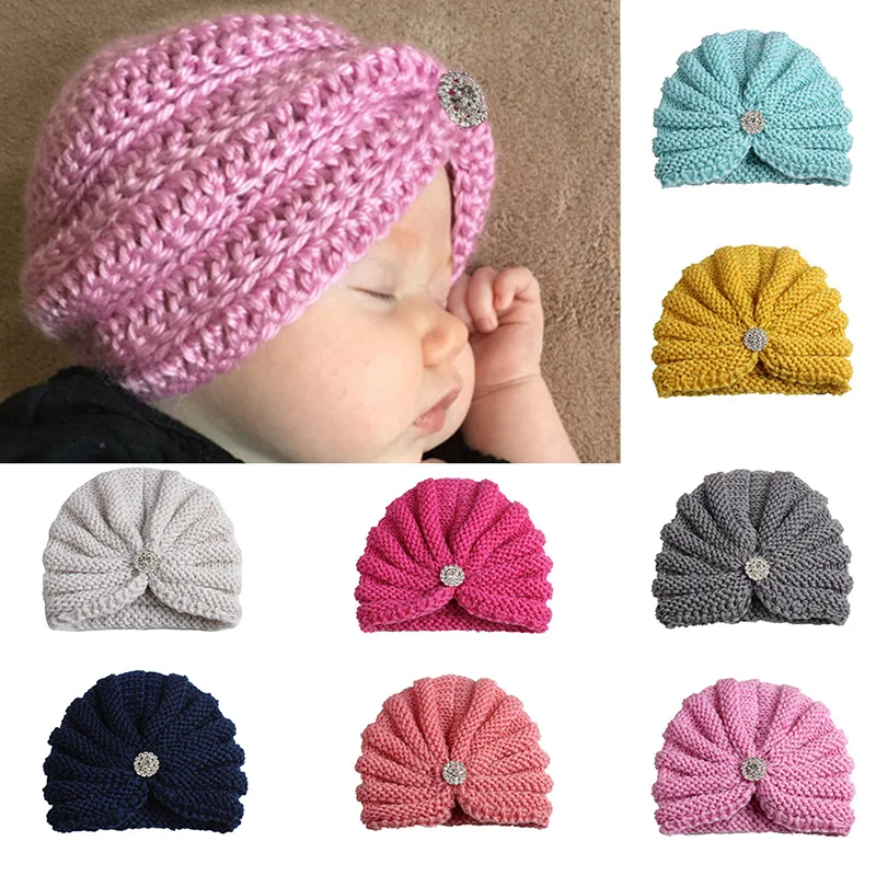 knitted baby beanie