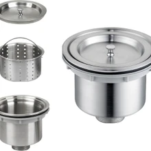 304 нержавеющая сталь воды раковина головка закрытый сеткой Слив Фильтр канализационный фильтр