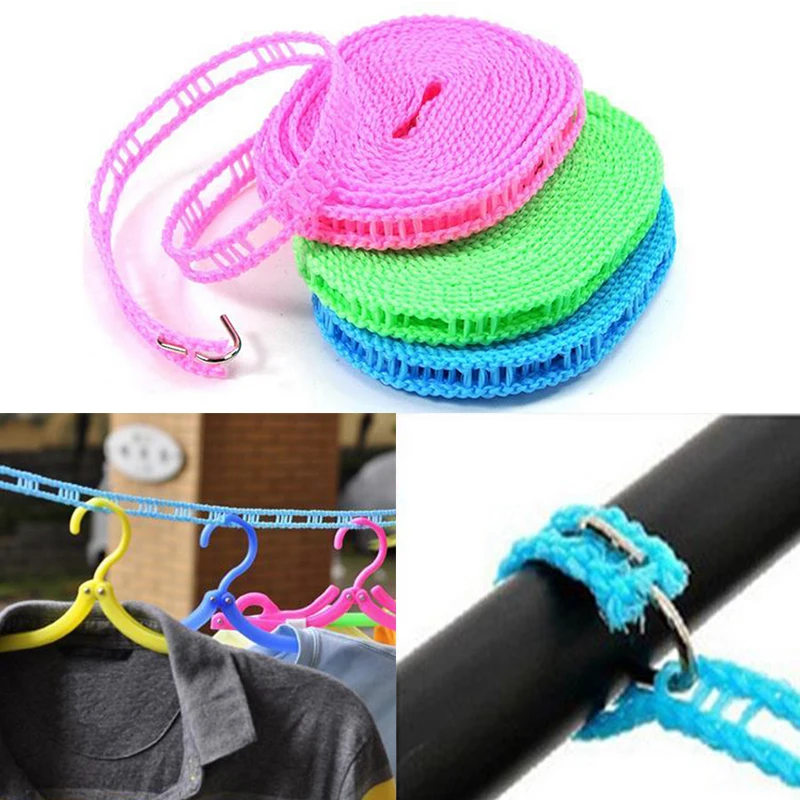 

Washing Drying Nylon String Laundry Clothes line Rope Strong Braided Hanging