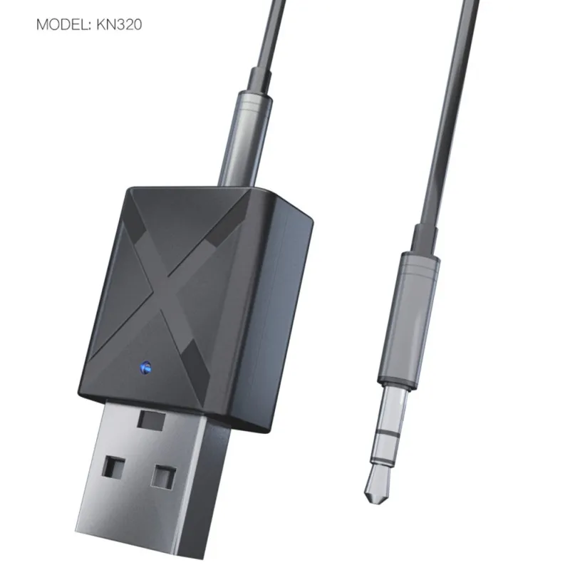 USB Bluetooth передатчик и приемник 2-в-1 Беспроводной аудио адаптер Bluetooth 5,0 приемник для ТВ автомобильного компьютера