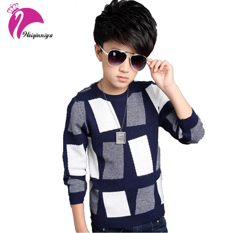 2016 Fashion Brand Boys Sweater Winter Autumn Boy Outwear Sweater Cotton Kids Sweater Children Outerwear Knitwear