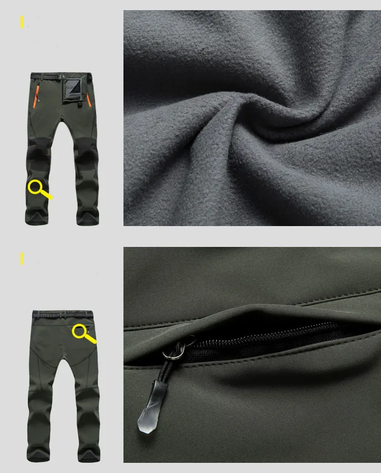 Befusy caminhadas calças à prova dsoftágua softshell