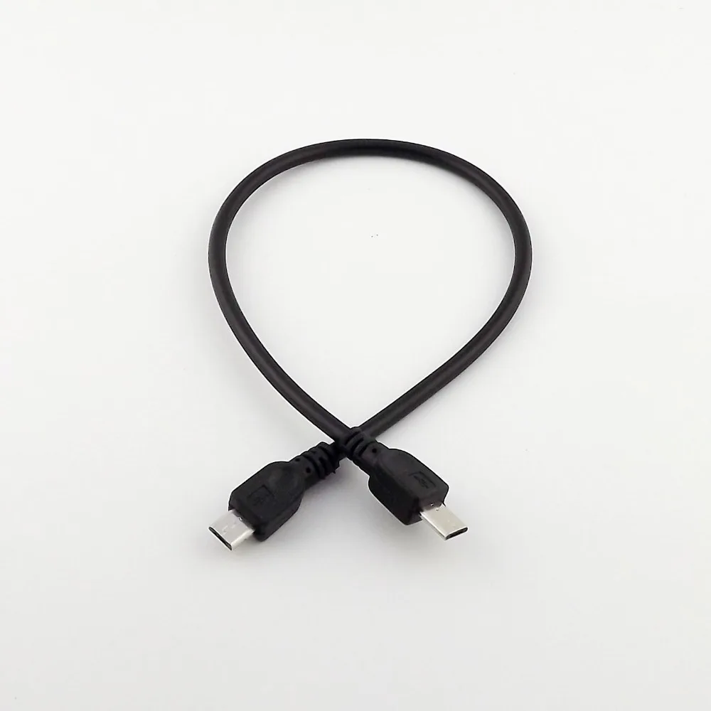 3 قطعة المصغّر usb 2.0 B الذكور إلى مايكرو 5 دبوس ذكر مزامنة بيانات محول للشحن وصلة كابل 1FT