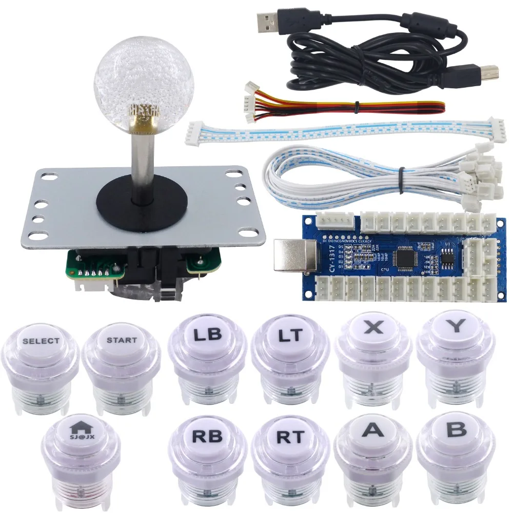 Arcade DIY Kit LED Arcade LED Button Controller Joystick Zero Delay Encoder Board for PC PS3 Mechanical Keyboard Switch Arcade DIY Kit LED Arcade LED Button Controller Joystick Zero Delay Encoder Board for PC PS3 Mechanical Keyboard Switch