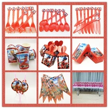 

Miraculous Ladybug Cartoon Movie Baby Birthday Girls Party Kid And Boy Party Supplies Party Disposable Tableware Decoration Set