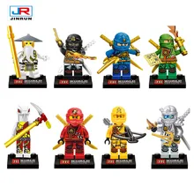 8pcs 4.3cm Ninjagoes Minifigures Compatible Legoes Blocks NYA JAY Lloyd Nadakhan Dogshank Clancee Cyren Ninja Action Figure Toys