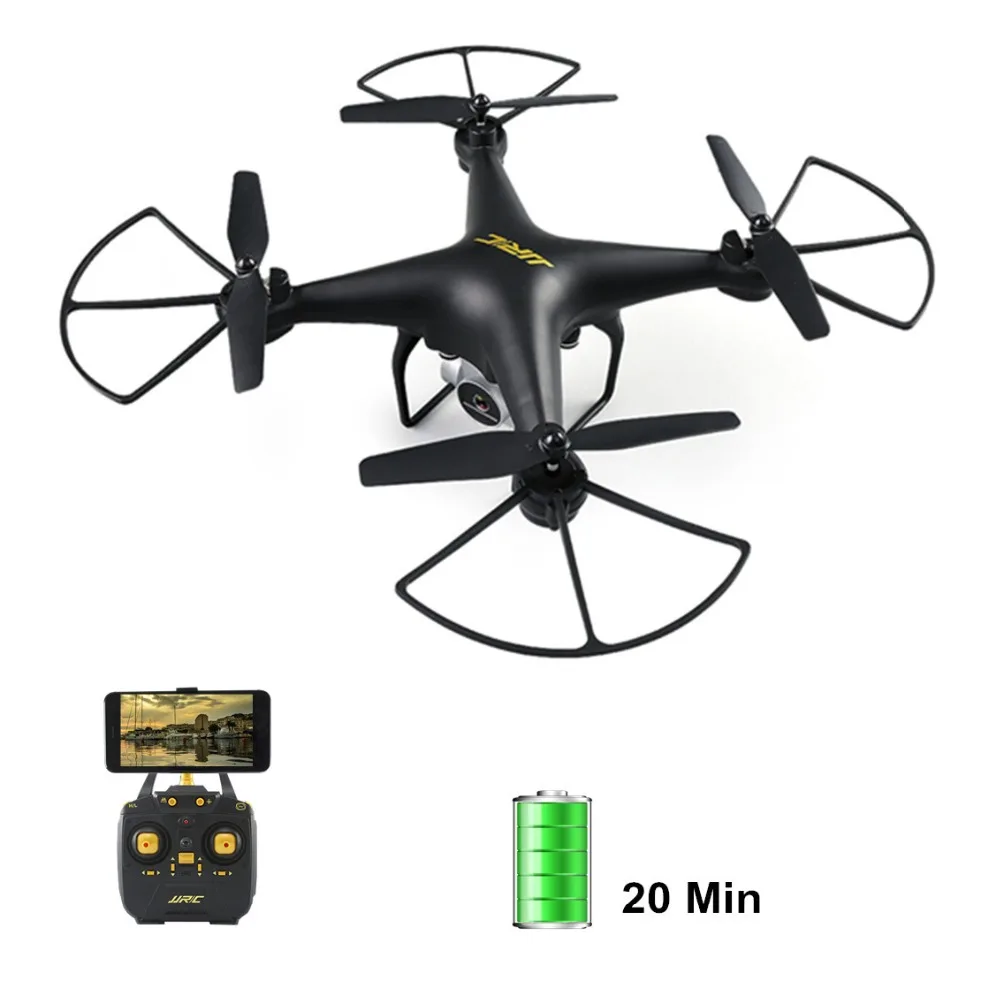 

JJRC H68 RC Helicopter with 720P Adjustable Camera Quadcopter 20 Mins Long Fly Time Altitude Hold Headless Mode RC Drone VS X5C