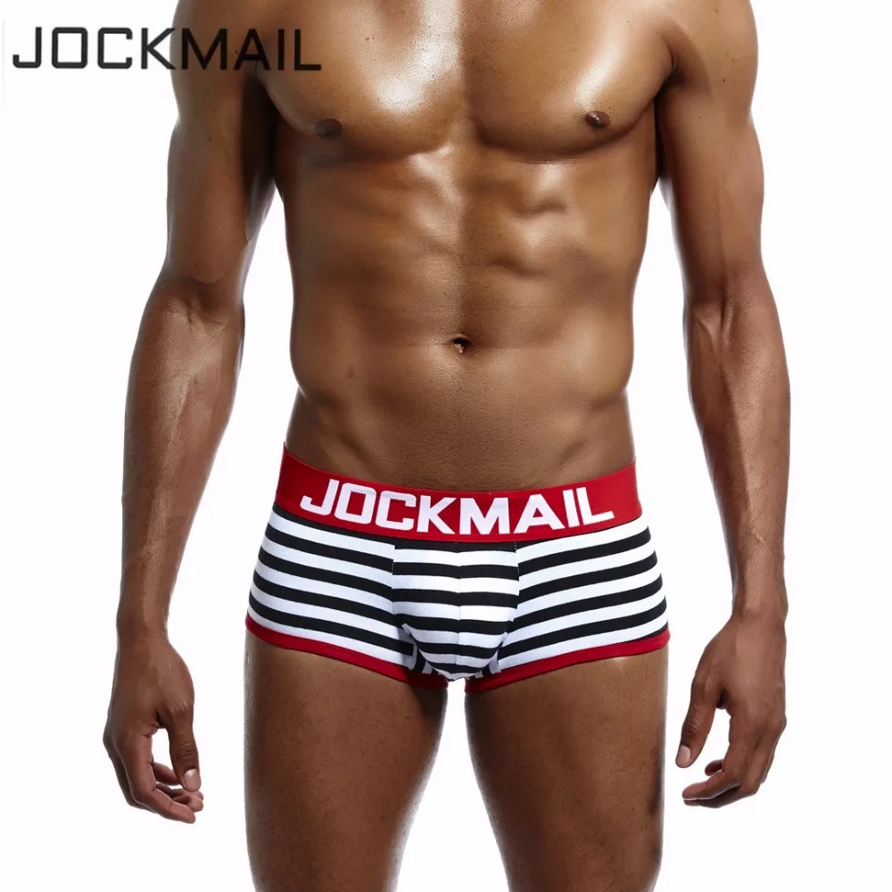 Мужское нижнее белье JOCKMAIL хлопковые боксеры с открытой спиной и ягодицами