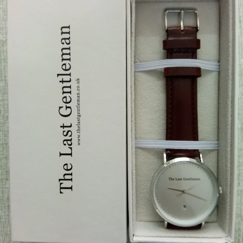 CL026  Black Rose Gold Build Brand Your Own Watch Custom Design OEM Logo Printed Watch Men Wrist Calendar Minimalist Watch 5