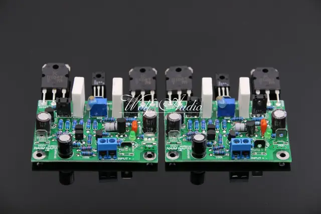 One pair Assembled NAP250 MOD Power amplifier board and