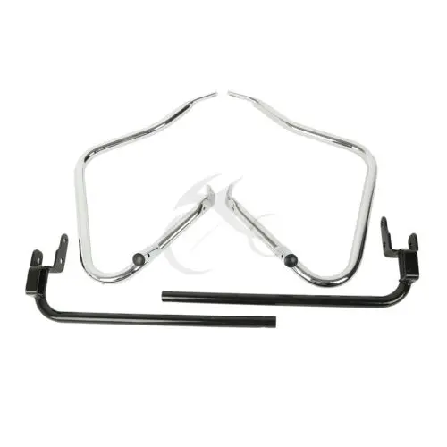 

Motorcycle Saddlebag Bracket Guard Bar For Harley Touring Electra Street Glide Road King 2014-2020 2019