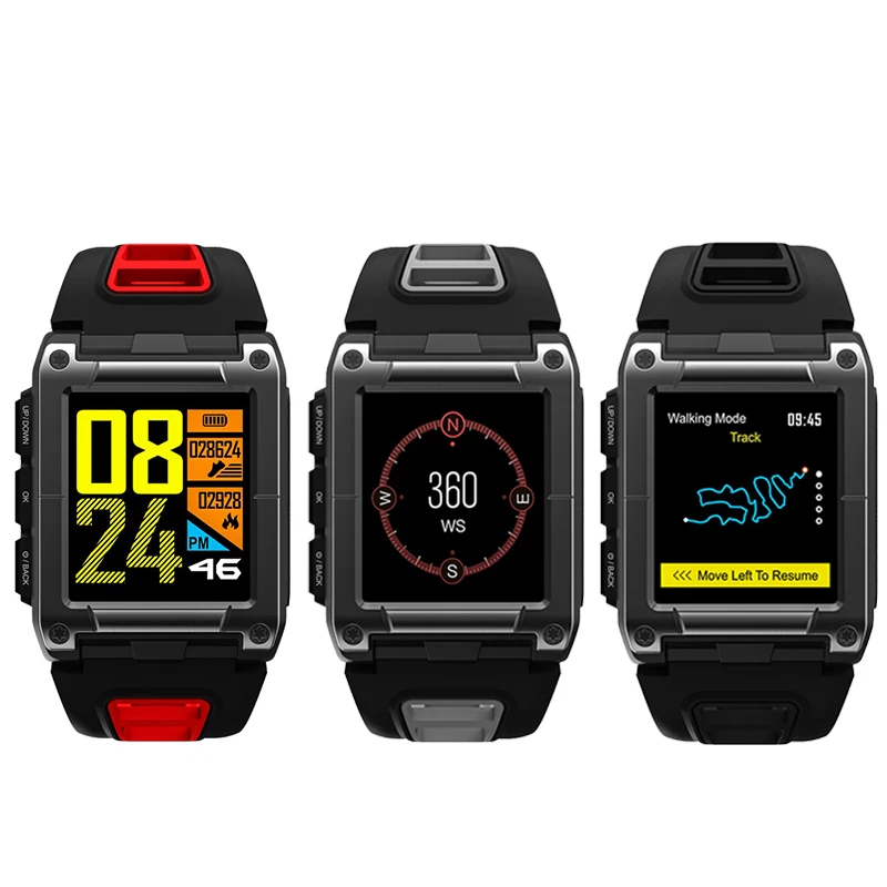 

GPS Heart Rate Monitor Strap IP68 Waterproof Swim Fitness Tracker Multifunction Digital Strap Heart Rate Monitoring Gift For Man