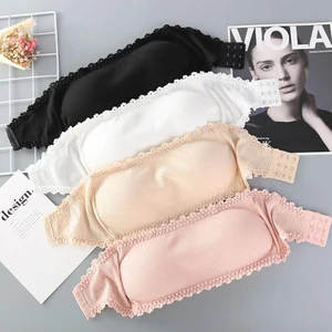 Women Strapless Padded Bra Seamless One Piece Tube Tops  Bandeau Tube Top Women Intimates