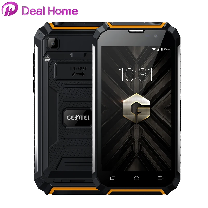 Geotel G1 5,0 ''Android 7,0 MTK6580A четырехъядерный смартфон 2 ГБ+ 16 Гб 7500 мАч 1280x720 WCDMA 3G Две sim-карты все языки