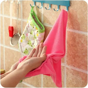 

Bamboo Fiber Microfiber Magic kitchen Dish Washing Towel High Efficient Anti-grease Practical Clean Kitchen tools Wiping Rags