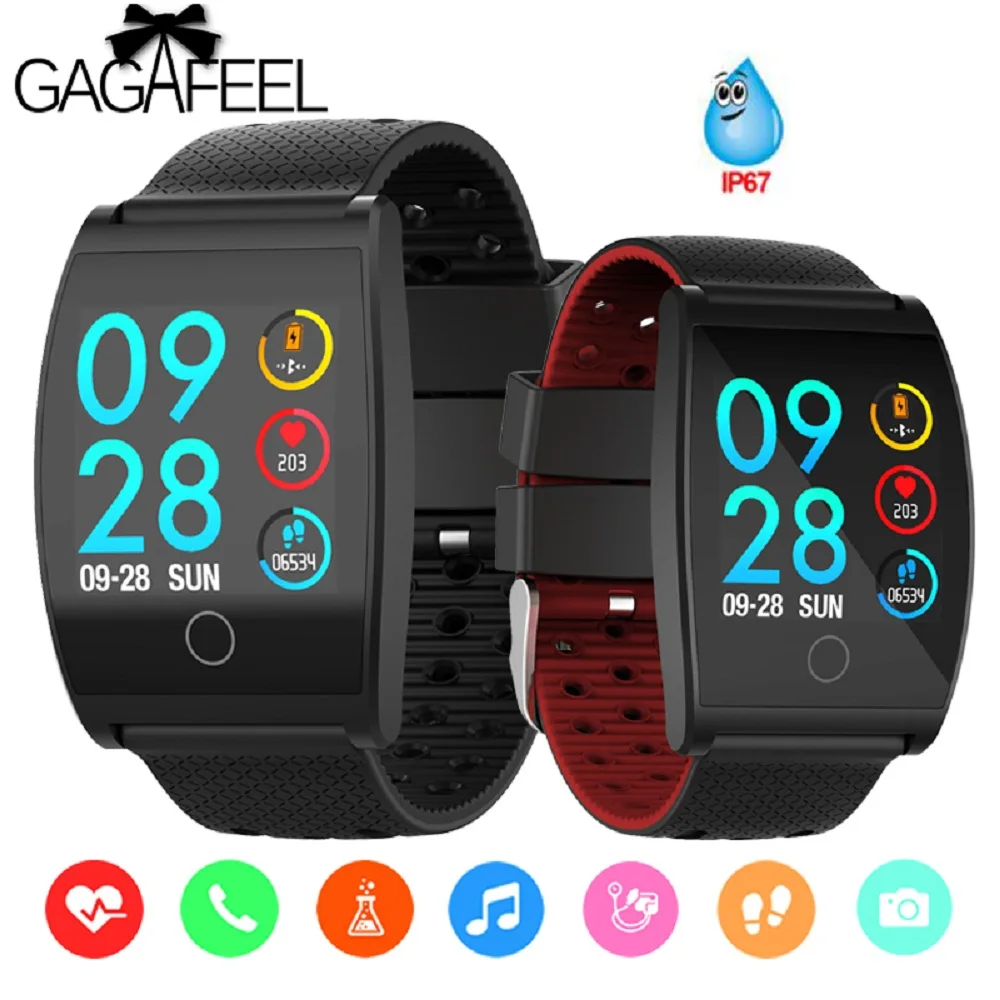 

GAGAFEEL QS05 Smart Wristbands Color Screen Calorie Exercise Heart Rate Pedometer Smart Watch Wearable Devices For IOS Android