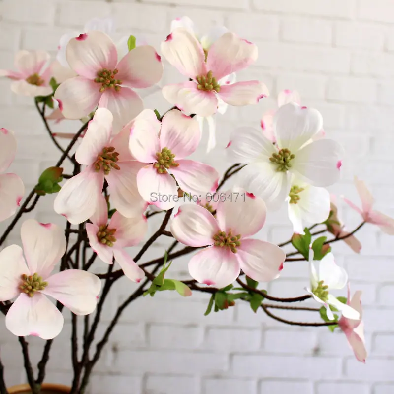 Dogwood Spray Free Shipping Artificial Flowers high simulation wedding