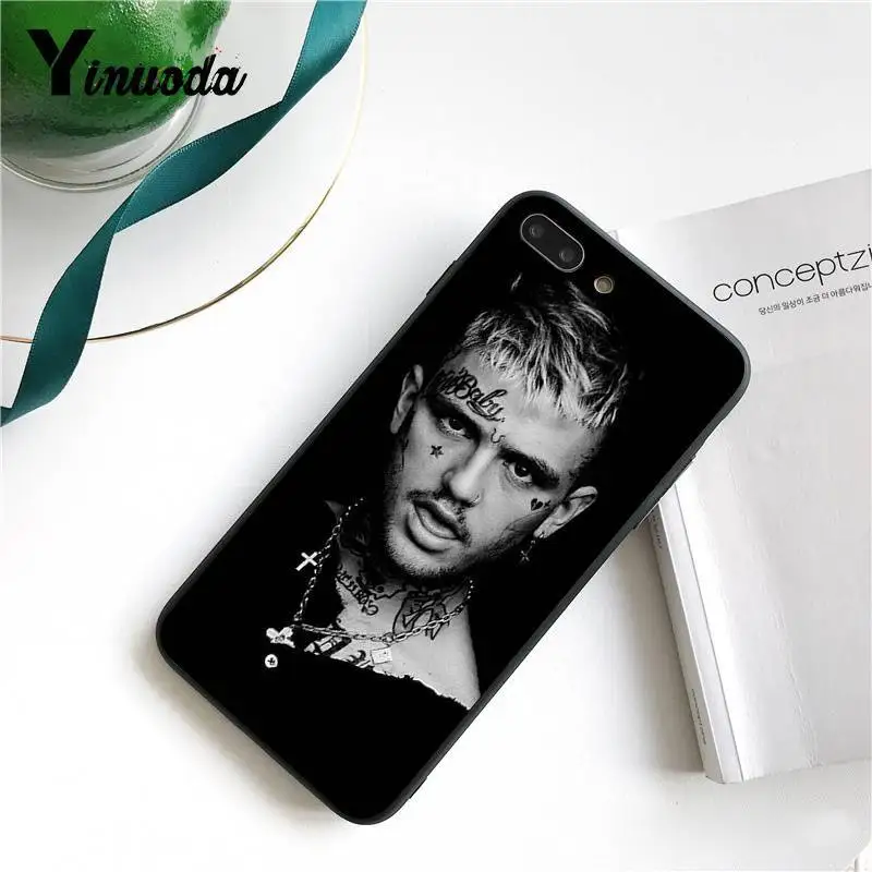 Yinuoda Lil Peep Lil Bo Peep Мягкий силиконовый чехол для телефона из ТПУ для iPhone 8 7 6 6S 6Plus X XS MAX 5 5S SE XR 10 11 11pro 11promax