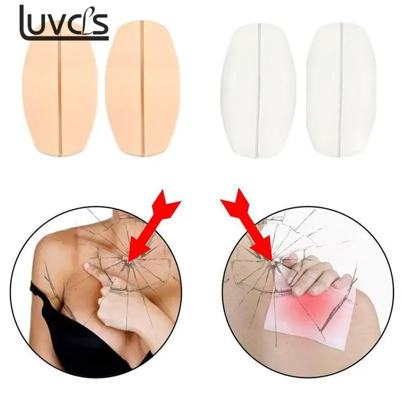 

1 Pair Silicone Shoulder Pad Soft Bra Strap Holder Cushions Non Slip Shoulder Strap Pads Holder Bra Relief Pain for Women Girls