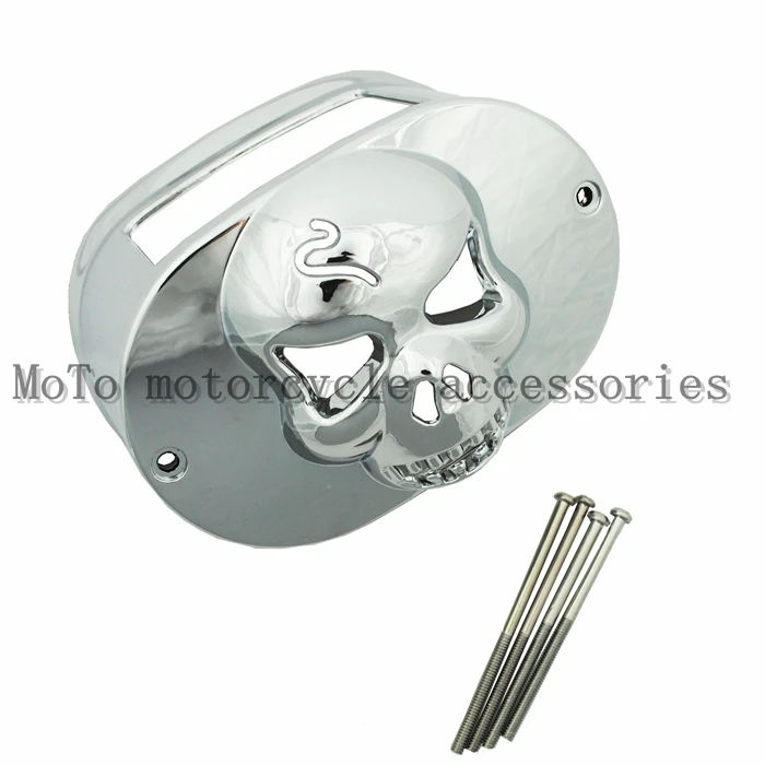 Skull Head Coperchio Luce Freno Posteriore Per Softail Sportster Road King Dyna Glide Electra Glide Night Train Fat Boy Low Rider