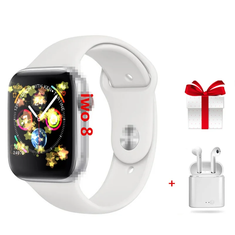 

Smartwatch IWO 8 Woman Smartwatch MTK2502C IWO 8 Men Smart Watch ECG Heart Rate Monitor Magnetic Charger Watch Phone Reloj +Gift