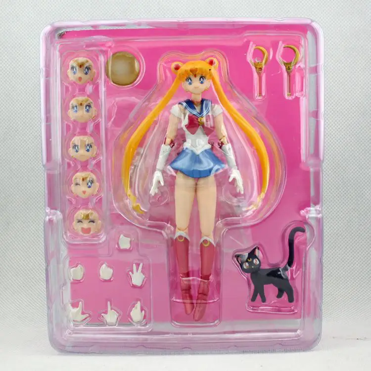 

Japanese Anime Figures Figurines Sexy Sailor Moon Sailor Saturn Tomoe Hotaru SH Figuarts PVC Action Figure Toy 15cm