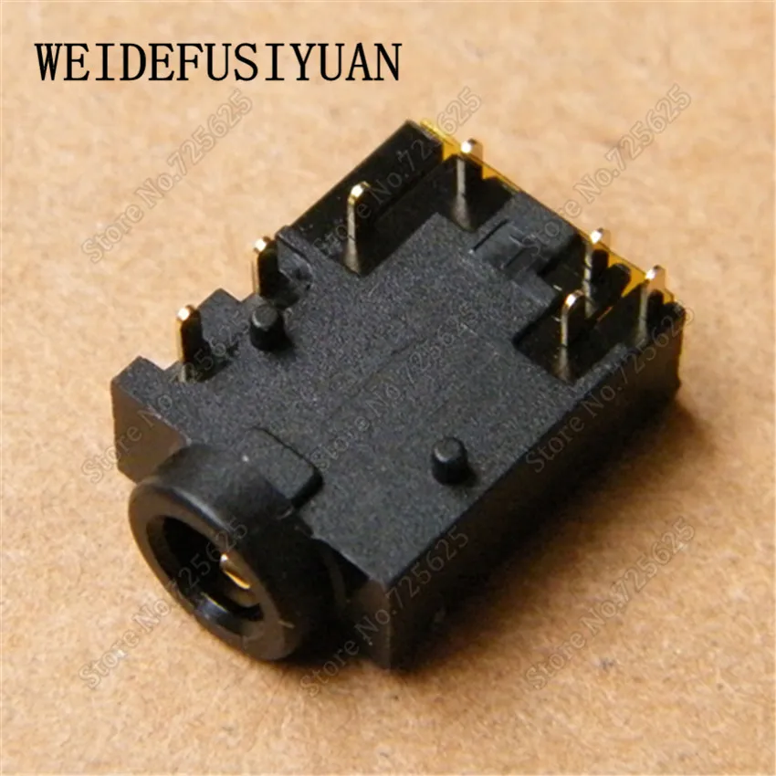10pcs lot Audio Jack Female Socket Connector Replace for Asus A56C R505C S550C S56C V550C Headphone Port 7 pin