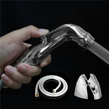 

Toilet Bathroom ABS Handheld Diaper Sprayer Shower Head Set Shattaf Bidet Sprayer Douche +Stainless Steel Hose + wall bracket