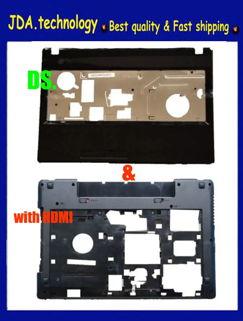 /оригинальная, красные, черные, синие, верхняя оболочка для lenovo G580 G585 верхняя крышка Упор для рук верхнюю крышку чехол+ Нижний базовый вариант D Обложка с HDMI
