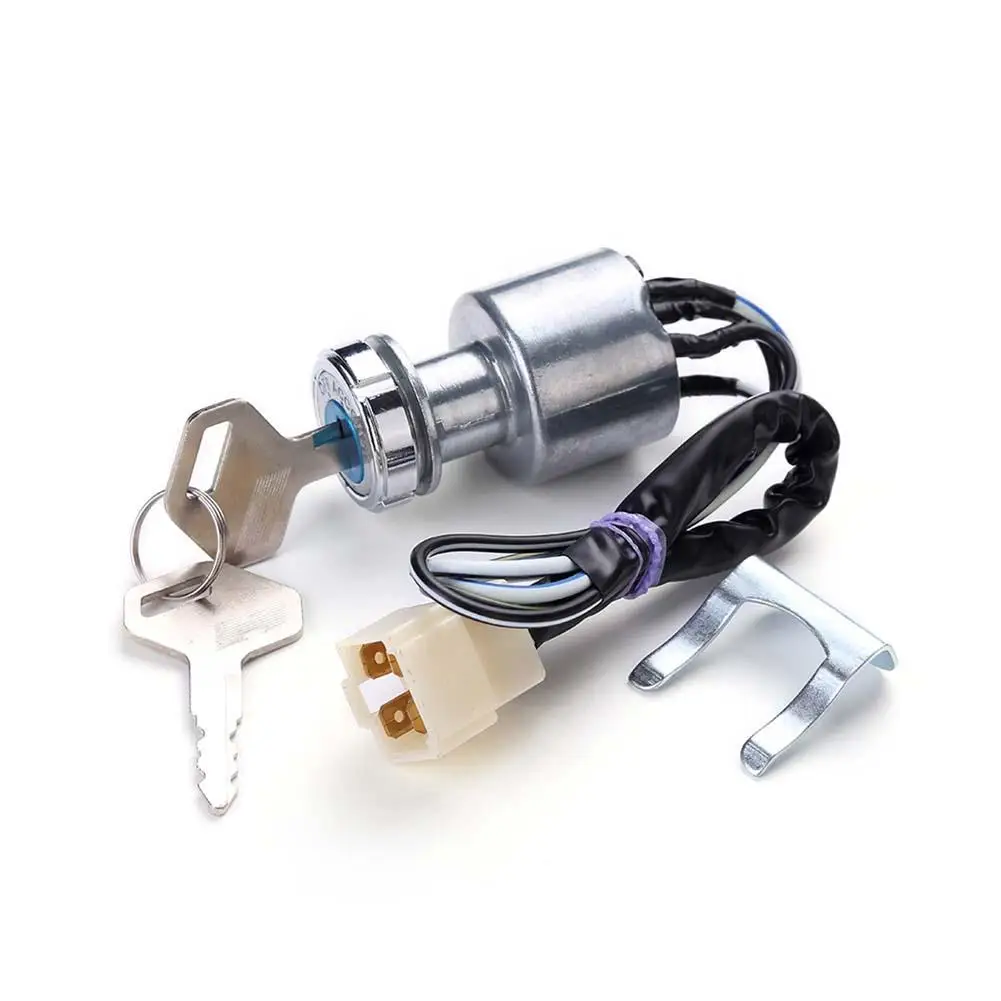 

Car Boat 12/24V 4 Position Ignition Starter Switch with 2 Keys for Petrol Engine