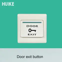 10 шт. Пластик двери Кнопка выхода белый Цвет Access Control System аксессуары выпуска коммутатора дверь открытой ночник версия