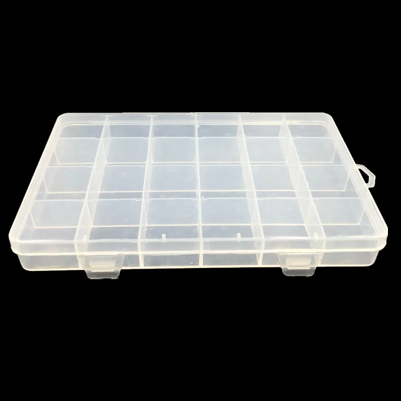 

Transparent Plastic Rectangle Storage Boxes Beads Powder Pill Carrying Case Container Holder 205x138x23mm