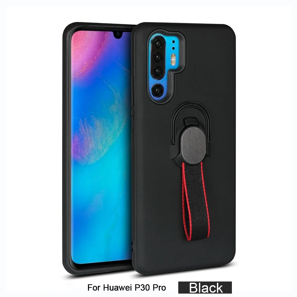 Ring Holder Case For Huawei P20 P30 Mate 20 10 Lite Pro Cover Silicone Luxury Phone Case For Huawei Nova 3 3i 2i 3e Honor 8X     (8)