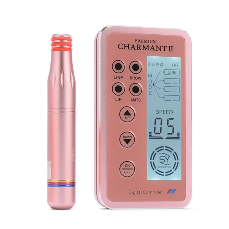 

One Set New Version CHARMANT Permanent Makeup Machine Set Tattoo Machine Kit for Eyebrow Tattoo with 50pcs Cartridge Needles