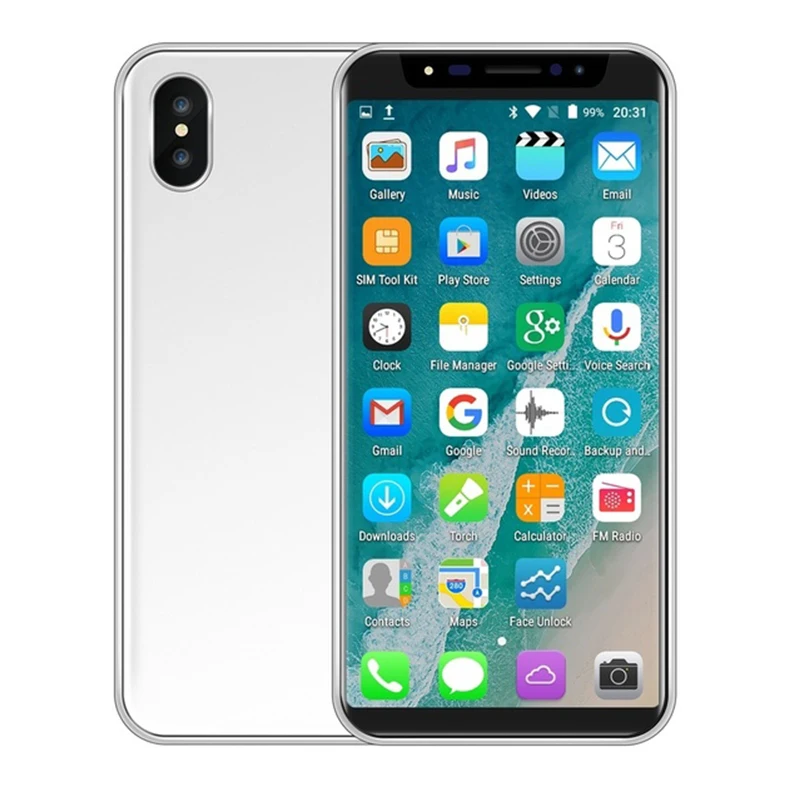 

Beautiful smartphone XS TYPE A 5.8" inch HD full screen mobile phone Face ID smart phone Gravity Sensor cell phone 3.5mm eraphon